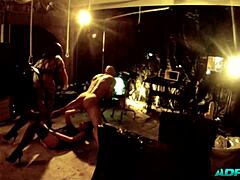 地牢两屌两屄加假阳具猛捅😈🔥💦