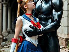 美少女战士卡通大战坏蛋史诗战斗无AI真人