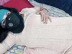 desi bhabhi moans dirty talk while taking big ass anal bareback chudai doggystyle