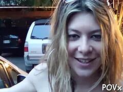 oh god this petite barely legal teen slut sucks my cock so horny like crazy!!