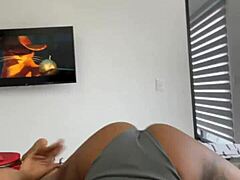 pornstar's natural tits hairy pussy tempts in intriguing view