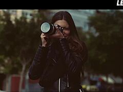 A Busty Straight Milf Gets Seduced By Sensual Lesbian Photographer Kiss