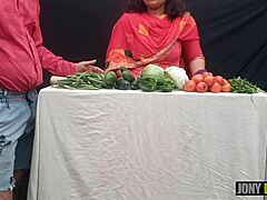 Jony Darling's Bazaar Vegetable Seller Temptation in Open Market