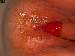 discover this amateur wife's pink shaved pussy 344 days post-virginity loss up close