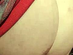 amateur wife slurps cock then bends for doggy cumshot in mouth out in bushes!