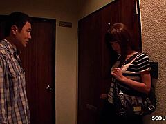 Step-dad seduces petite japanese teen for rough uncensored creampie doggystyle fuck