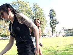 divine babes devour wet pussies then ram dildos deep!!