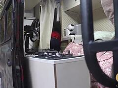 imagine pounding granny's juicy pussy in city trailer bts cumshot!