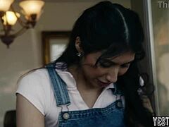 i finally get to fuck my big ass latina stepdaughter's tight pussy stepdad reward