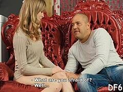 Juicy Tongue and Delicate Fingers Herald Cock Sucking Virgin Defloration!