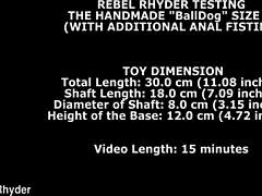 i tried that handmade balldog xl from thewondertoys for deep anal fisting