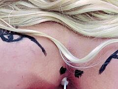 i spread my huge tattooed asshole with sheer buttplug for you