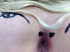 i spread my huge tattooed asshole with sheer buttplug for you