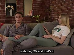 Sweet moans from hot blonde as monster cock stretches her wide?