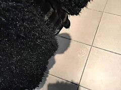Your Italian stepmom flashes her huge ass and hairy beaver in the dressing room!