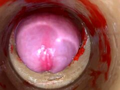 CAMERA DIVES DEEP INSIDE THIS TIGHT PUSSY FOR HUGE CUM EXPLOSION CREAMPIE IN 4K CLOSE-UP!