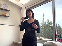 Ava's Petite Body Submits to Perverse French Threesome in Sexy Lingerie