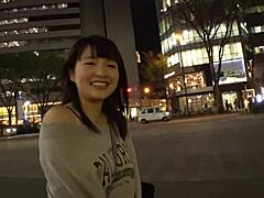 21yo busty college rika debuts in av her huge h cups sway wildly before job hunt