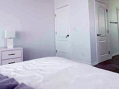 petite mira monroe wakes daddy with tight natural body pov ride