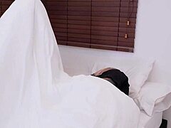 a HOT NURSE shows up and leaves patient's house covered in CUM!