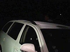 Blonde Model Fucked Hard In Public Gangbang Orgy Through Car Window On Street