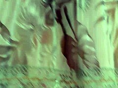 hairy chubby mature flashes beaver through see-through dress publicly