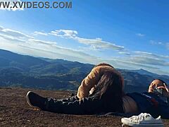 brazilian tourist guide bareback rides big ass married latina wife rough anal deepthroat moaning forest public cuckold