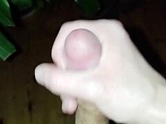 Young 18yo Strokes Cock to Explosive Cum During Intense Solo Masturbation Session