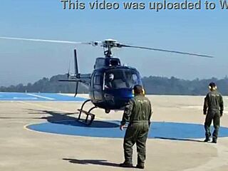 Blonde MILF Sucks Huge Black Cock After Flight