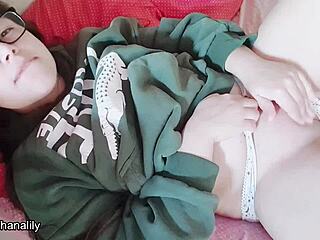 Hana Lily's intimate self-pleasure moments