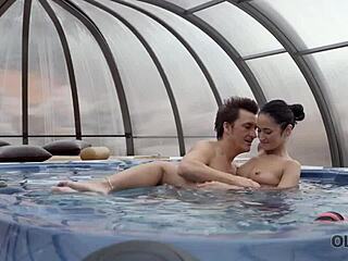 Teen's Poolside Fun Sizzles
