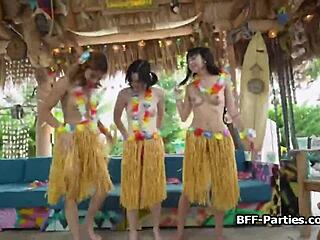  Males share poolside passion