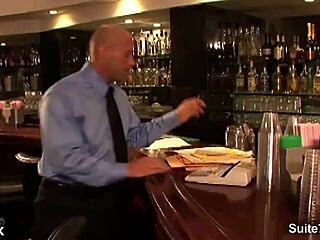 Hot gay’s office pleasure session