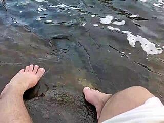 Mika’s Feet Splash Playfully
