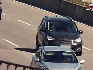 Berlin autobahn daring encounter