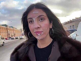 teen earns big with bold cumwalk
