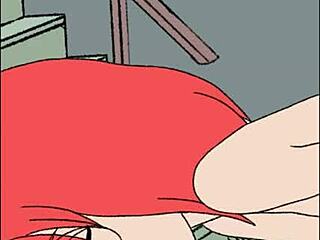 Halloween strange house cartoon turns into wild fuck
