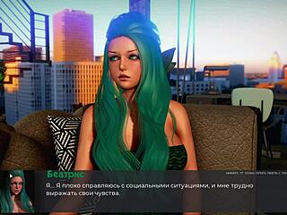 Anime game with bold curves