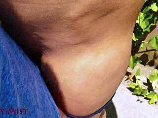 Stepsister’s Panties Creampied In Garden