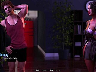 Step Son Seduces Sexy Step Mom with Night Massage in 3D
