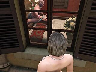Agent 2 lures Brucie for a private tease